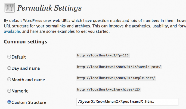 Permalinks Migration Plugin for wordpress Permalinks Migration Plugin for wordpress
